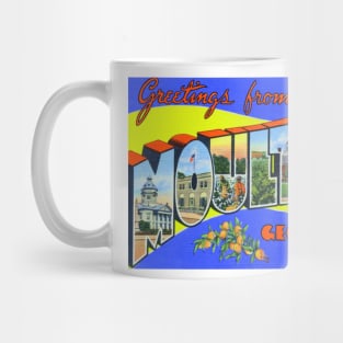 Greetings from Moultrie, Georgia - Vintage Large Letter Postcard Mug